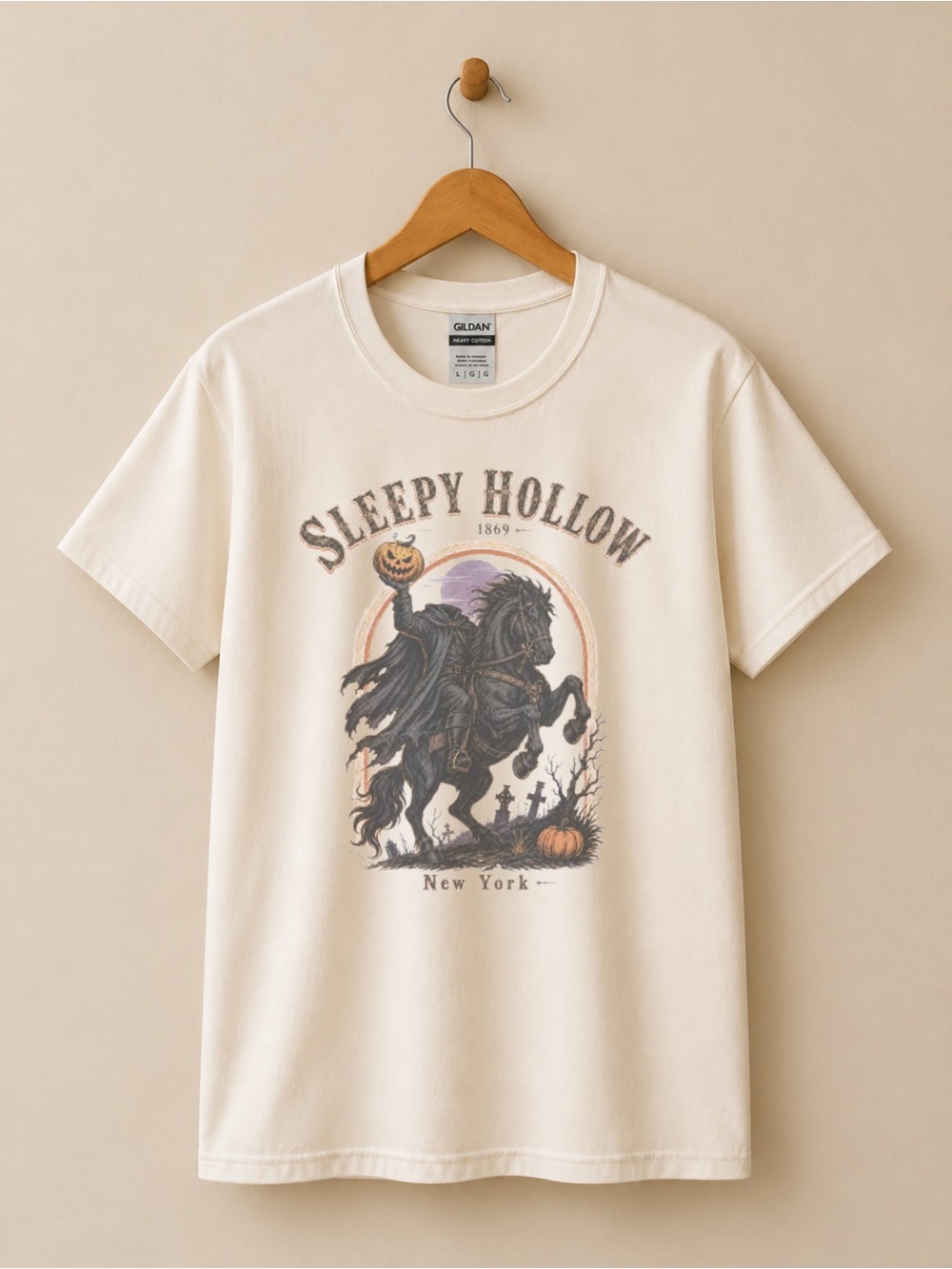 Sleepy Hollow 90s Graphic Tee Headless Horseman Tee